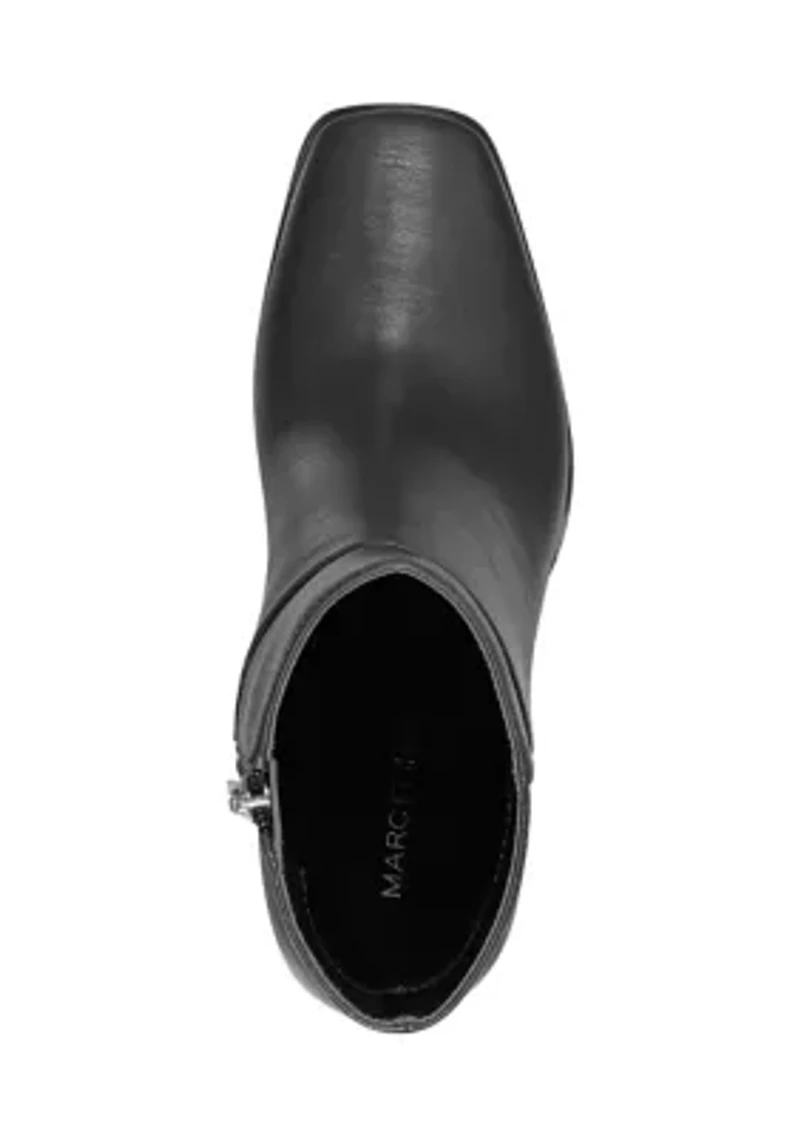 Dairey Square Toe Block Heel Dress Booties