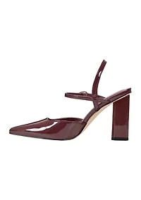 Doster Block Heel Pointy Toe Dress Pumps