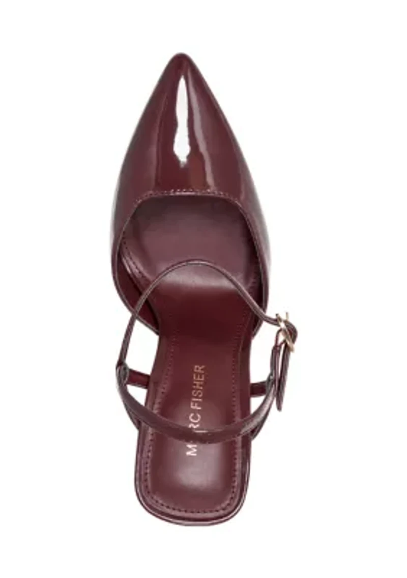 Doster Block Heel Pointy Toe Dress Pumps