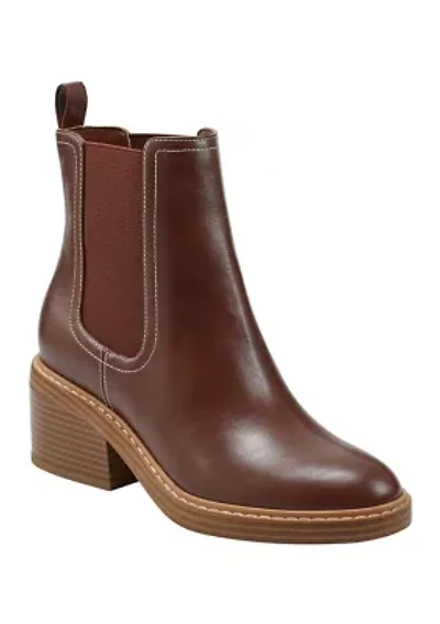 Modesty Block Heel Round Toe Dress Booties