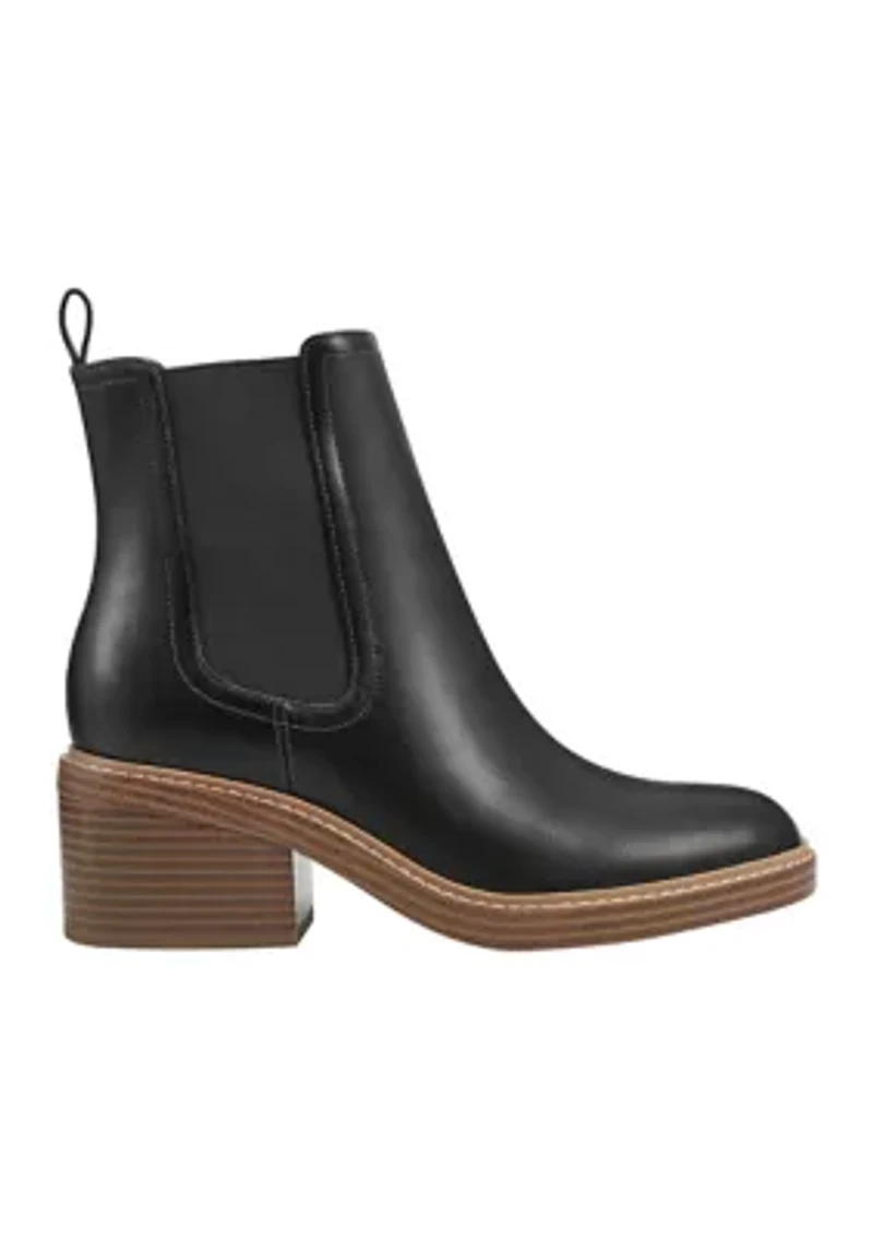 Modesty Block Heel Round Toe Dress Booties