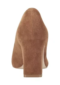 Zala Pointy Toe Block Heel Pumps