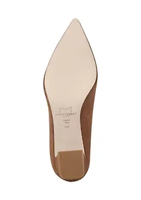 Zala Pointy Toe Block Heel Pumps