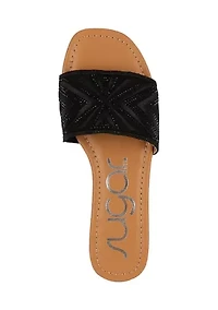 Beckoning Embroidered Sandals