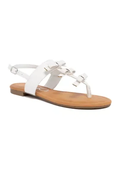 Crinkins Bow Sandals