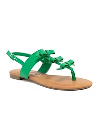Crinkins Bow Sandals