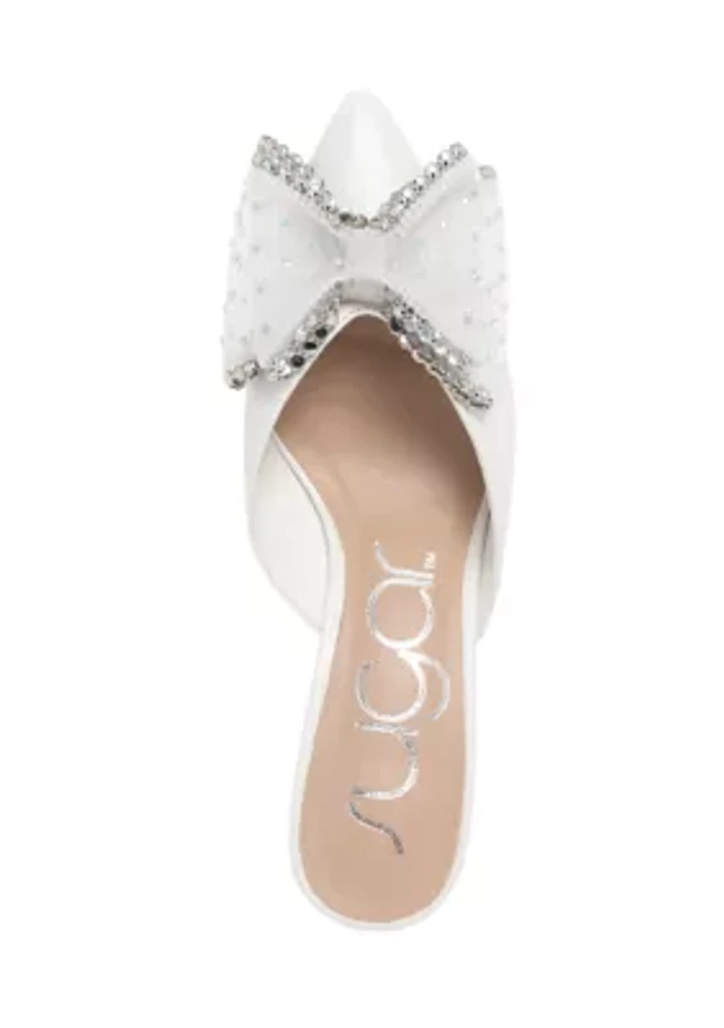 Delicat Mesh Bow Sandals