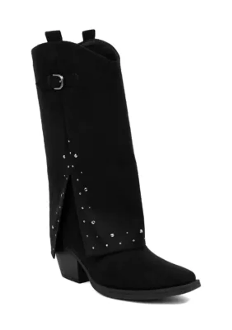 Maris Western Foldover Boots