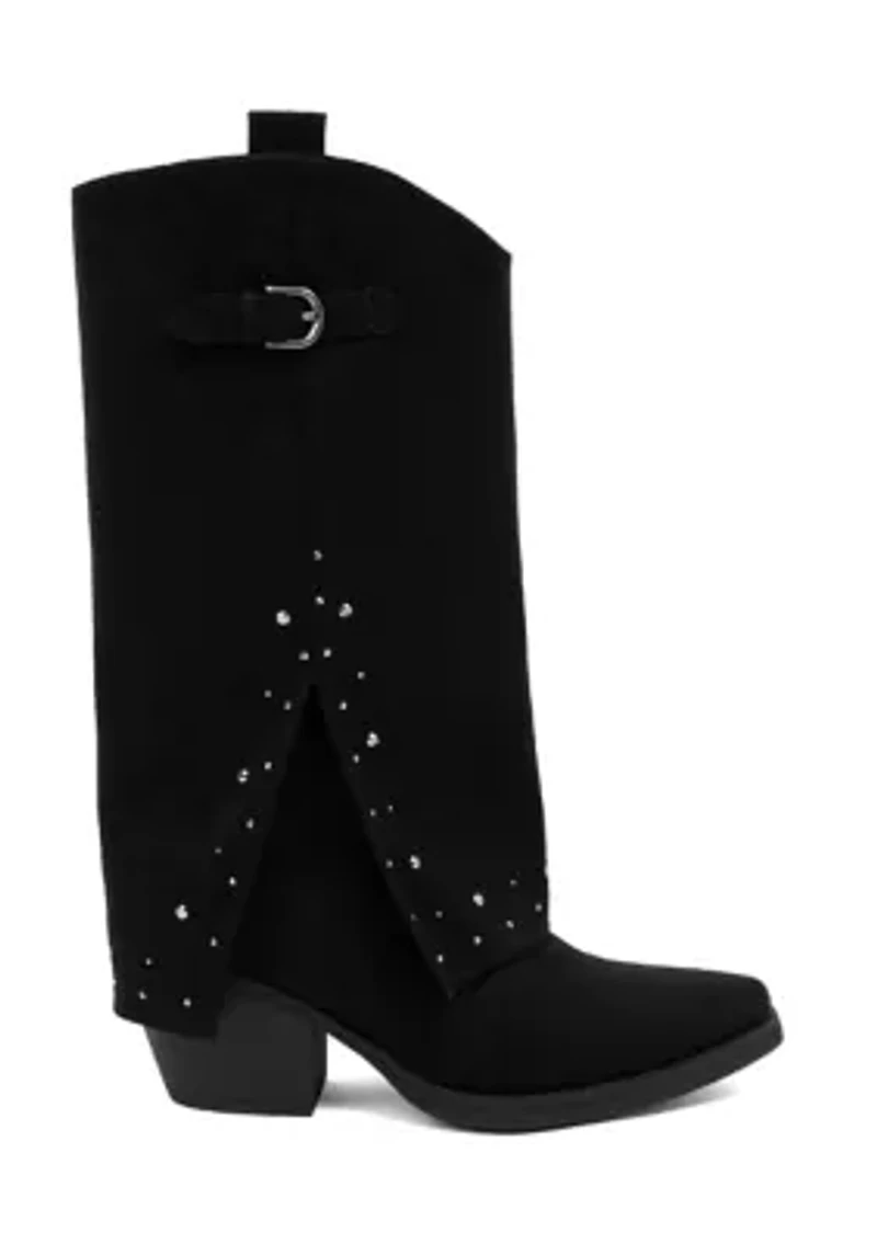 Maris Western Foldover Boots