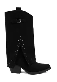 Maris Western Foldover Boots