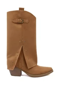 Maris Western Foldover Boots
