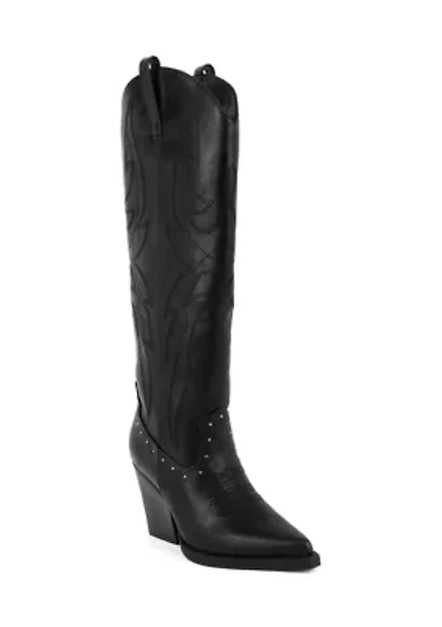 Nails Studs Western Boots