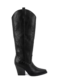 Nails Studs Western Boots