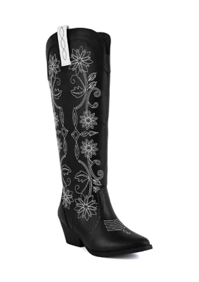 Tall Tam Floral Boots