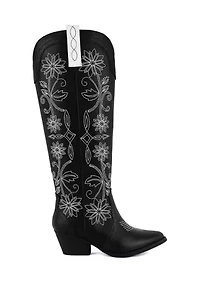 Tall Tam Floral Boots