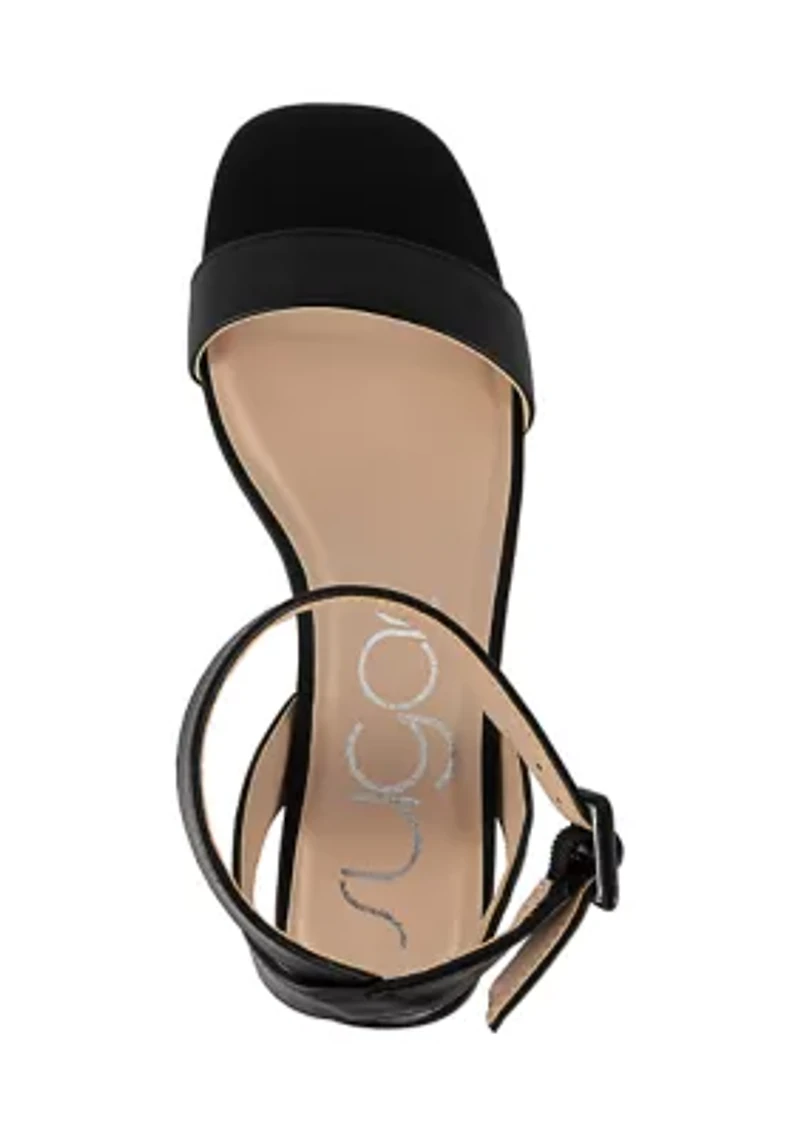 Umpire Low Block Heeled Sandals