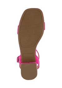 Umpire Low Block Heeled Sandals