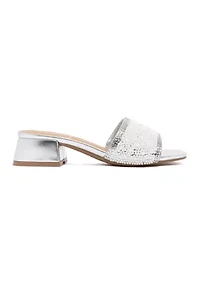 Uniform Glitz Slide Sandals