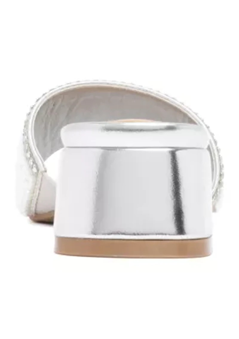 Uniform Glitz Slide Sandals