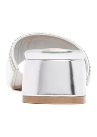 Uniform Glitz Slide Sandals