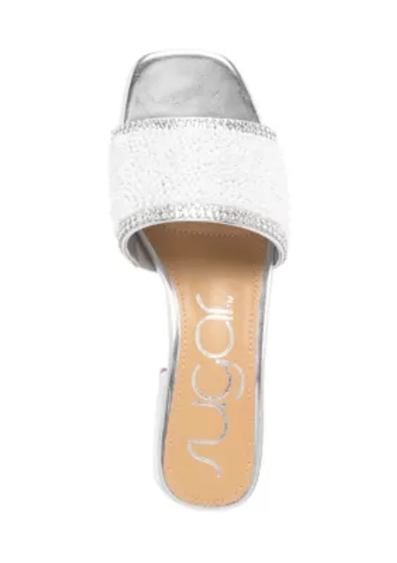 Uniform Glitz Slide Sandals