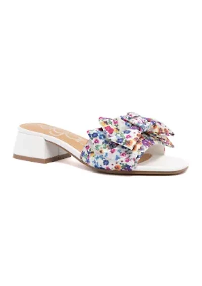 Uno Bow Mule Sandals
