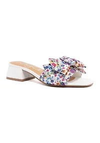 Uno Bow Mule Sandals