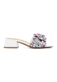 Uno Bow Mule Sandals