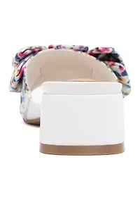 Uno Bow Mule Sandals