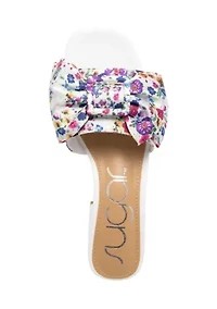 Uno Bow Mule Sandals