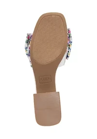 Uno Bow Mule Sandals