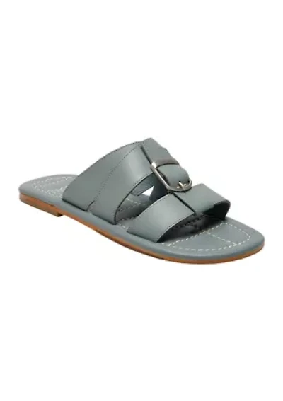 Sloan Buckle Sandals - Stormy Sea