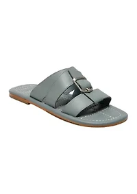 Sloan Buckle Sandals - Stormy Sea