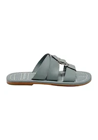 Sloan Buckle Sandals - Stormy Sea