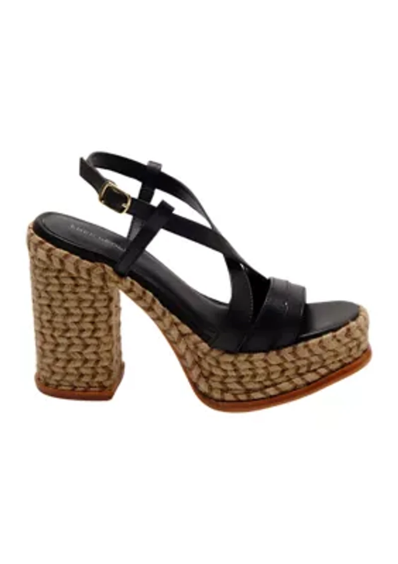 Fahn Jute Platform Sandals