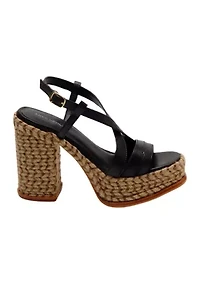 Fahn Jute Platform Sandals