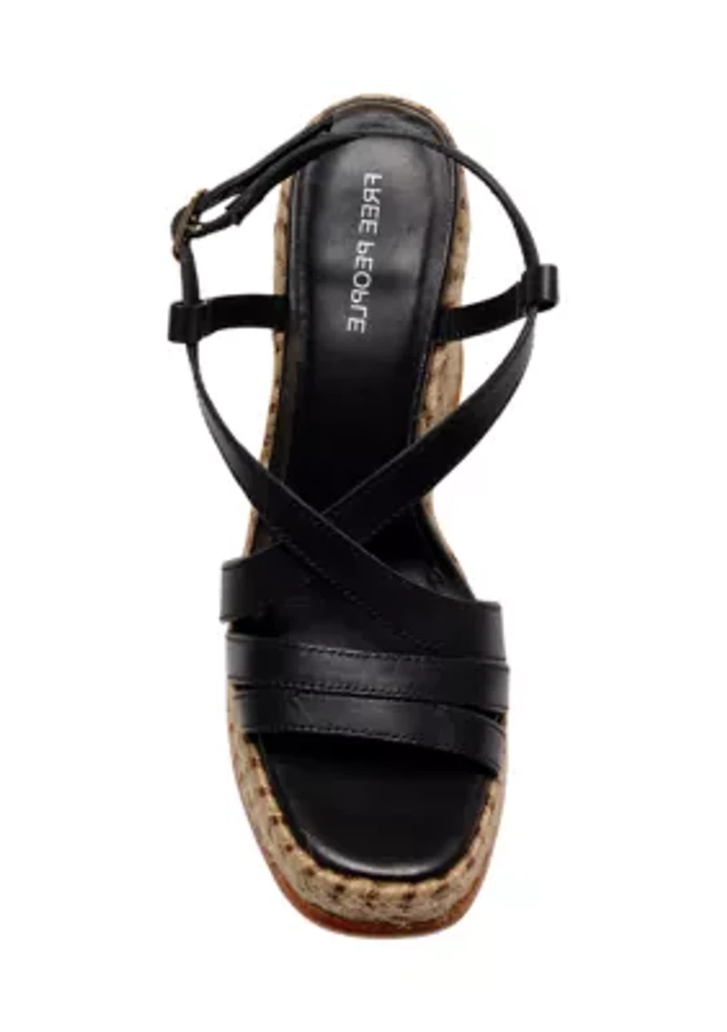 Fahn Jute Platform Sandals