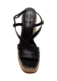 Fahn Jute Platform Sandals