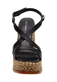 Fahn Jute Platform Sandals