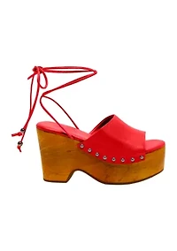 Front Row Wrap Clog Sandals
