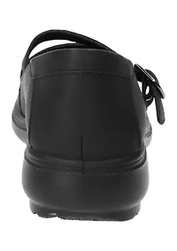 Wise Asymmetrical  Comfort Mary Janes