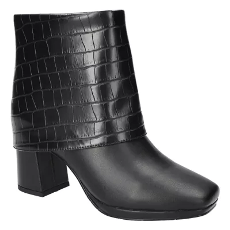 Sutton Sqaure Toe Ankle Boots