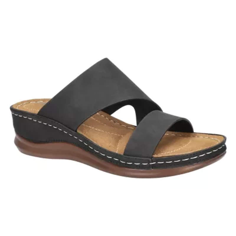 Larrain Wedge Slide Sandals