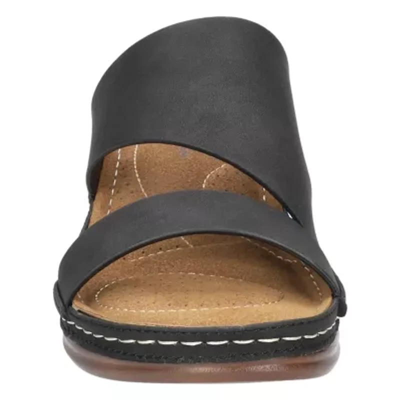 Larrain Wedge Slide Sandals