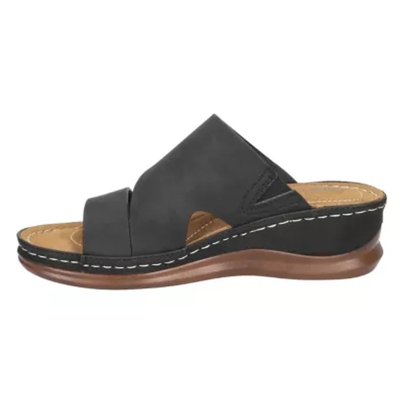 Larrain Wedge Slide Sandals