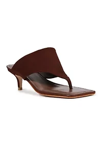 Sage Mid Stiletto Thong Sandals