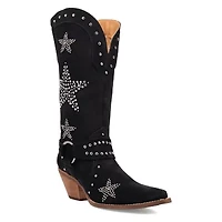 Lucky Stars Suede Leather Boot