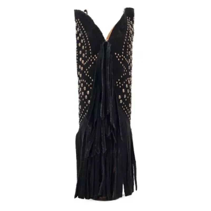 Star Power Suede Leather Bootie