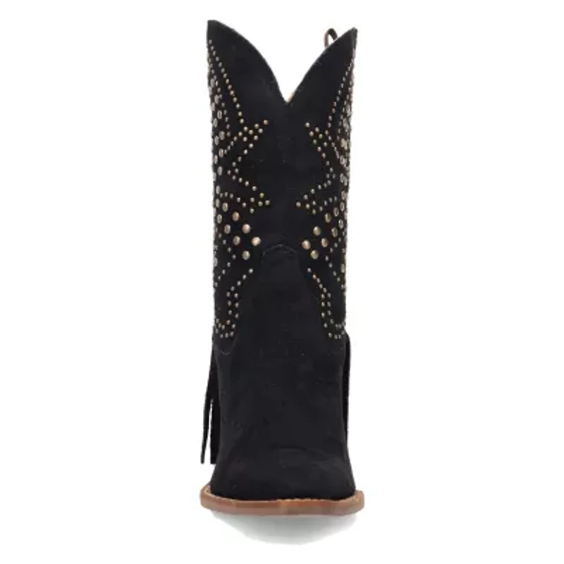 Star Power Suede Leather Bootie