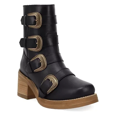 Topanga Leather Bootie